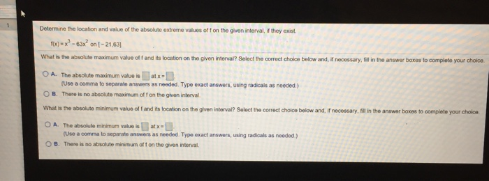 solved-determine-the-location-and-value-of-the-absolute-chegg