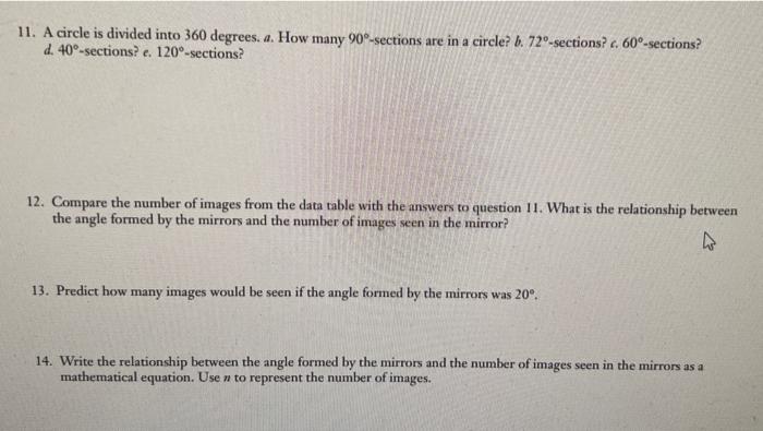 Solved ctivity C. Multiple Images Table C t-Lb Quavioms1. A | Chegg.com
