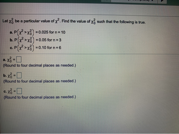 Solved Let X6 Be A Particular Value Of X Find The Value Chegg Com