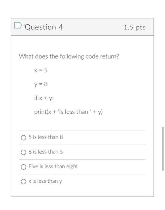 Solved Question 1 1.5 pts True or False: Not all problems | Chegg.com