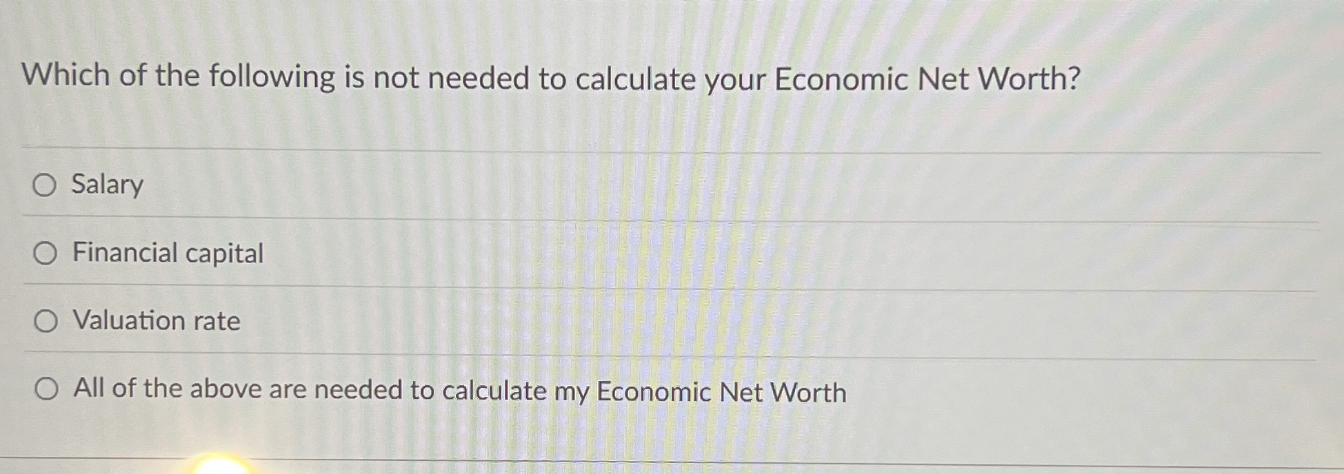 Solved Which of the following is not needed to calculate | Chegg.com