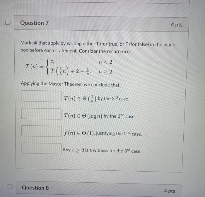Solved Question 6 1 pts Choose the best answer by writing | Chegg.com