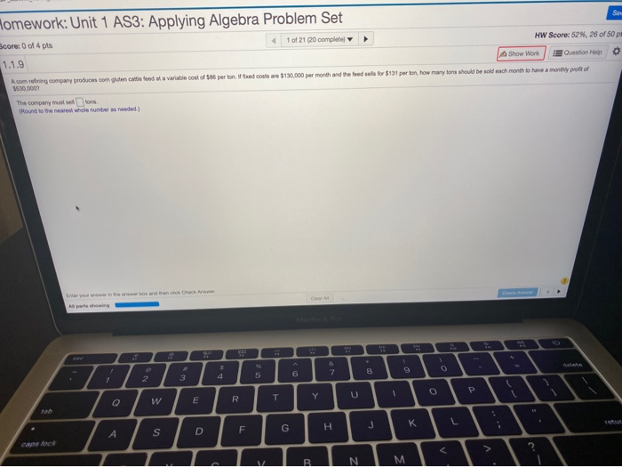 Solved a corn refining company produces corn gluten cattle