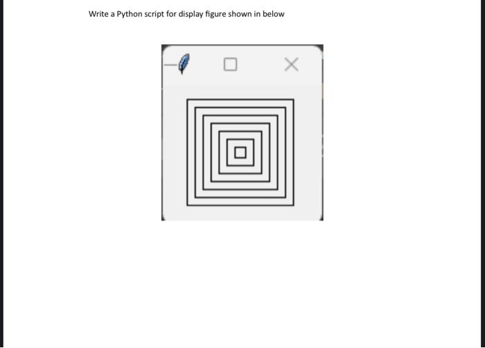 Solved Write a Python script for display figure shown in | Chegg.com