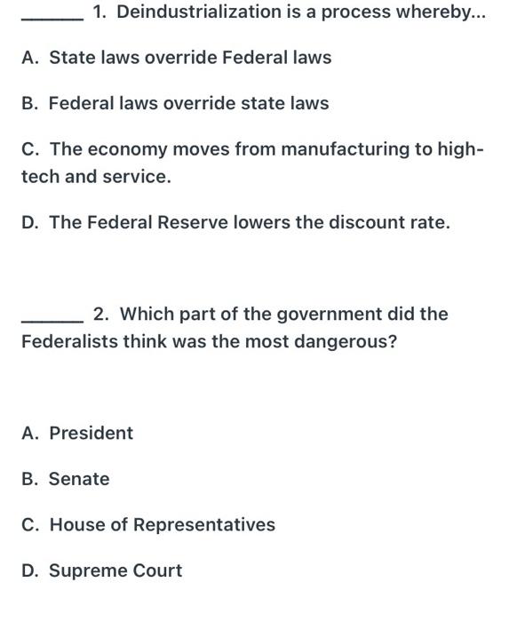 State Laws Override Federal Laws