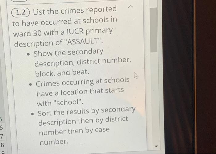 Solved (1.1) Make A Community-area Neighborhood List. A. | Chegg.com