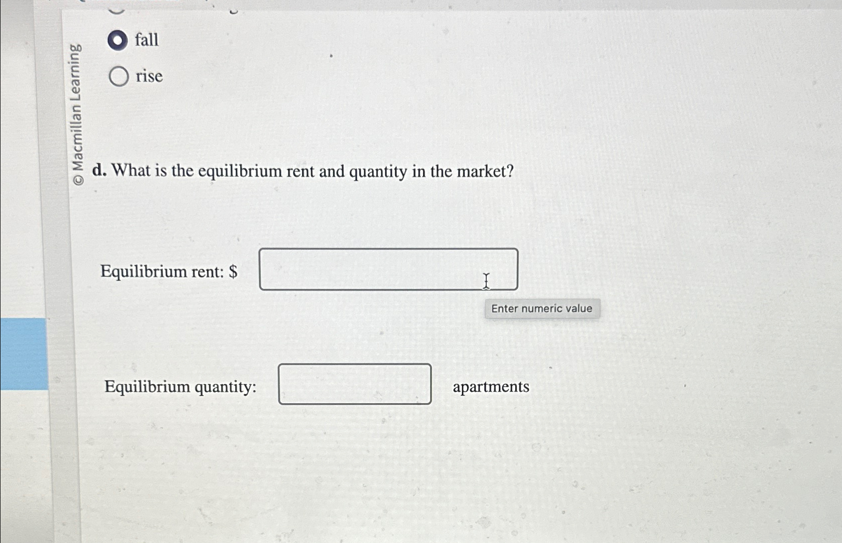 Solved Equilibrium rent: $Equilibrium quantity:apartments | Chegg.com