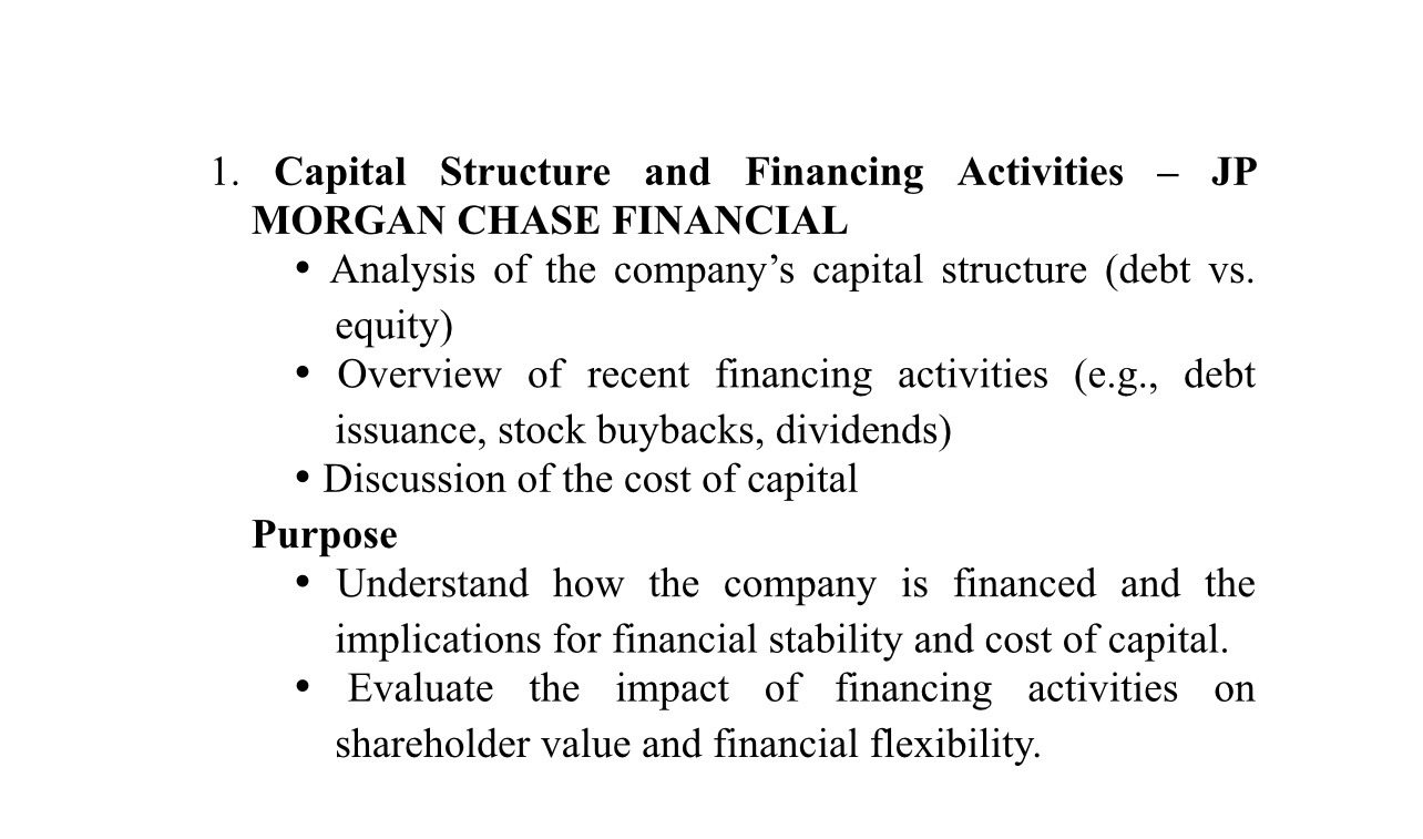 Solved Capital Structure and Financing Activities - ﻿JP | Chegg.com