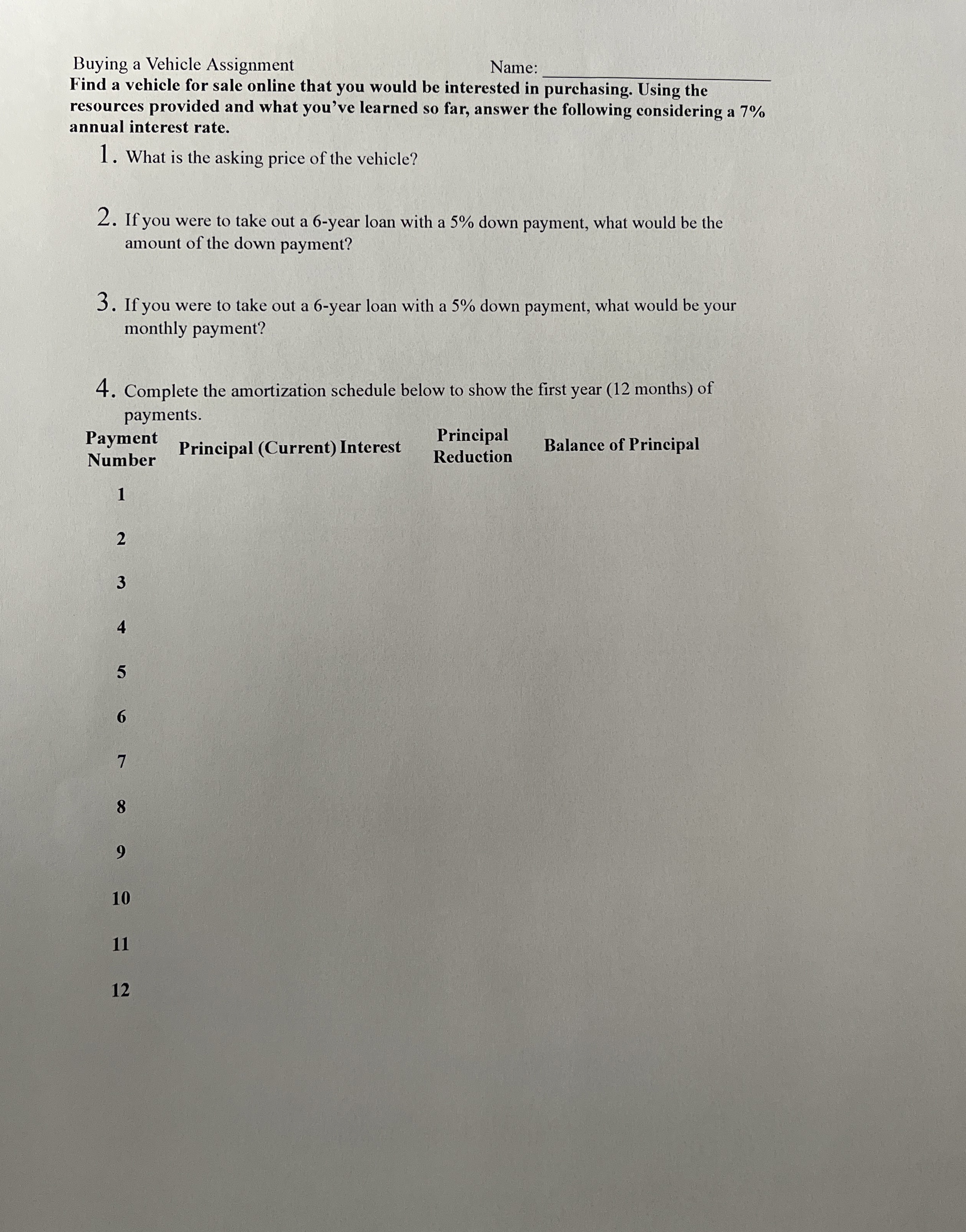 Solved To calculate amortization, start by dividing the