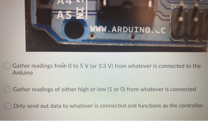 Solved An adruino (which essentially is a glamorized | Chegg.com