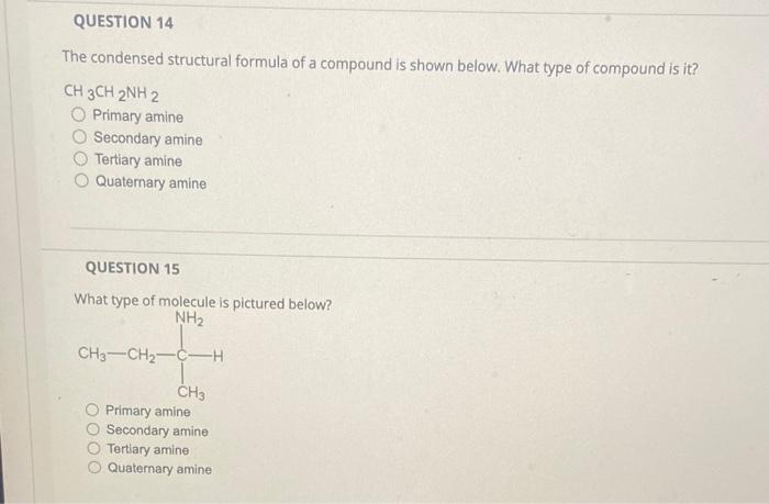 Solved QUESTION 1 The molecule shown below is an example of | Chegg.com