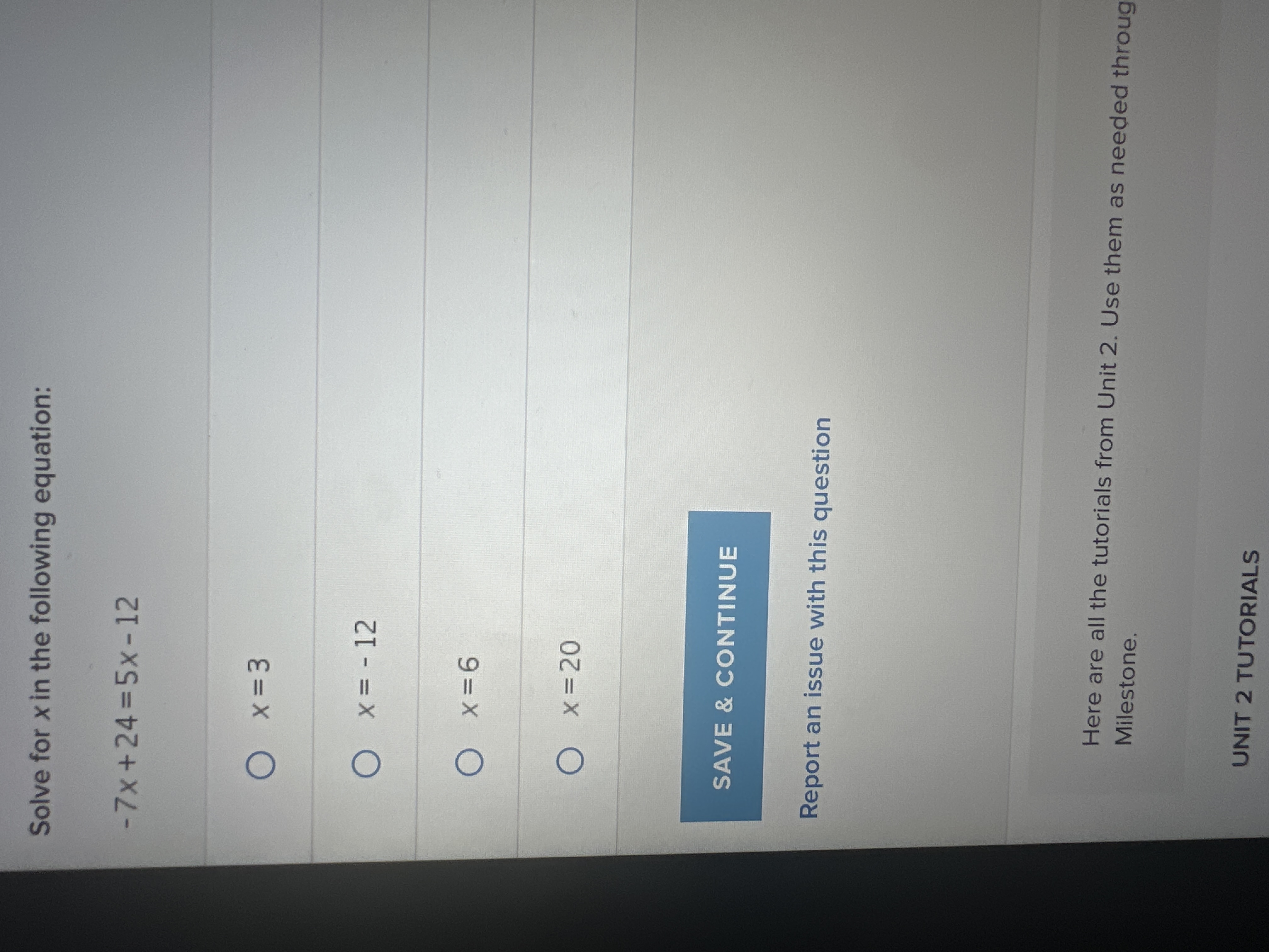 Solved Solve for x in ﻿the following | Chegg.com