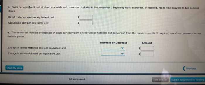 Solved eBook Calculator Costs per Equivalent Unit and | Chegg.com