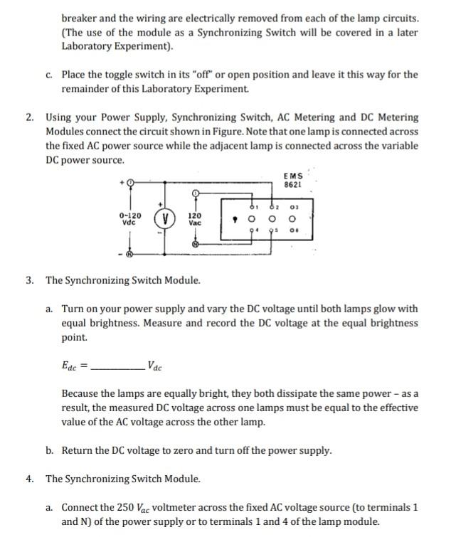 Solved Laboratory Manual - AC Circuits (EE 321B) Engr. Cris | Chegg.com