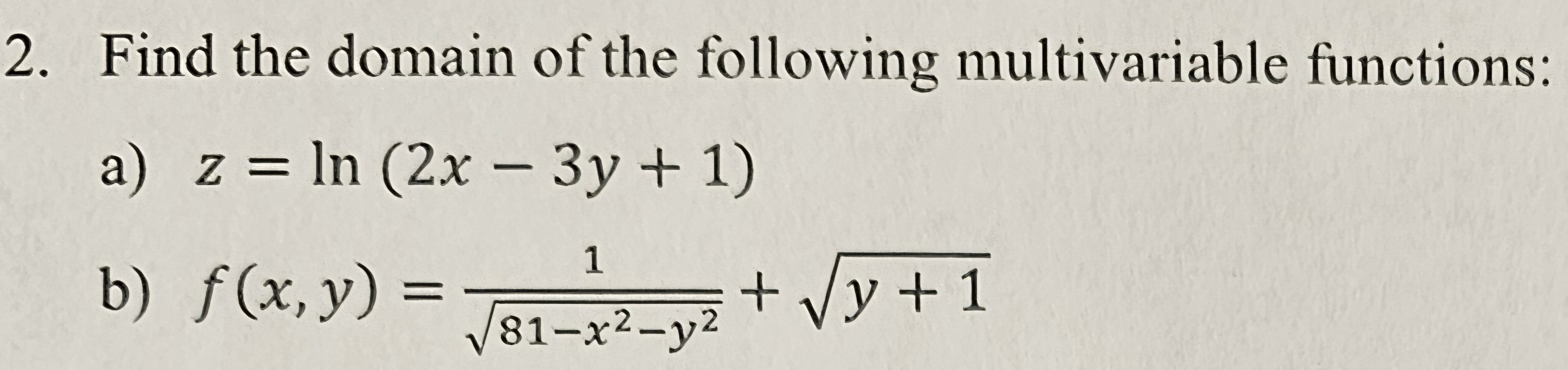 Solved Please show all work neatly (please do not write if | Chegg.com