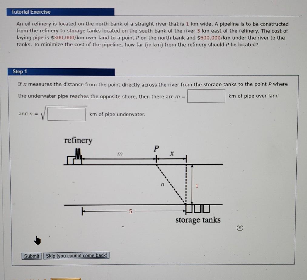 solved-tutorial-exercise-an-oil-refinery-is-located-on-the-chegg