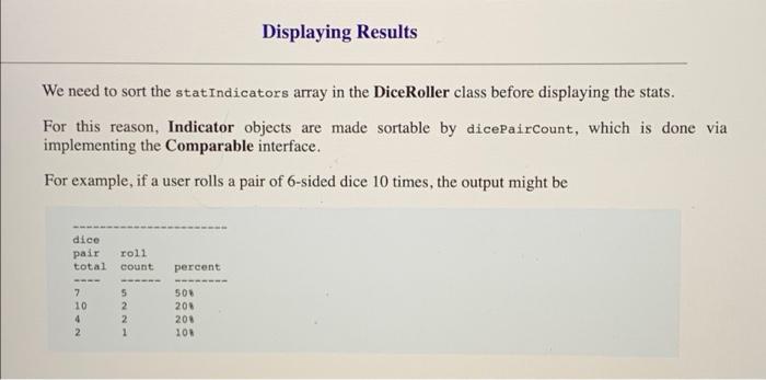 Solved Dice Roll Series In this project we develop a program | Chegg.com