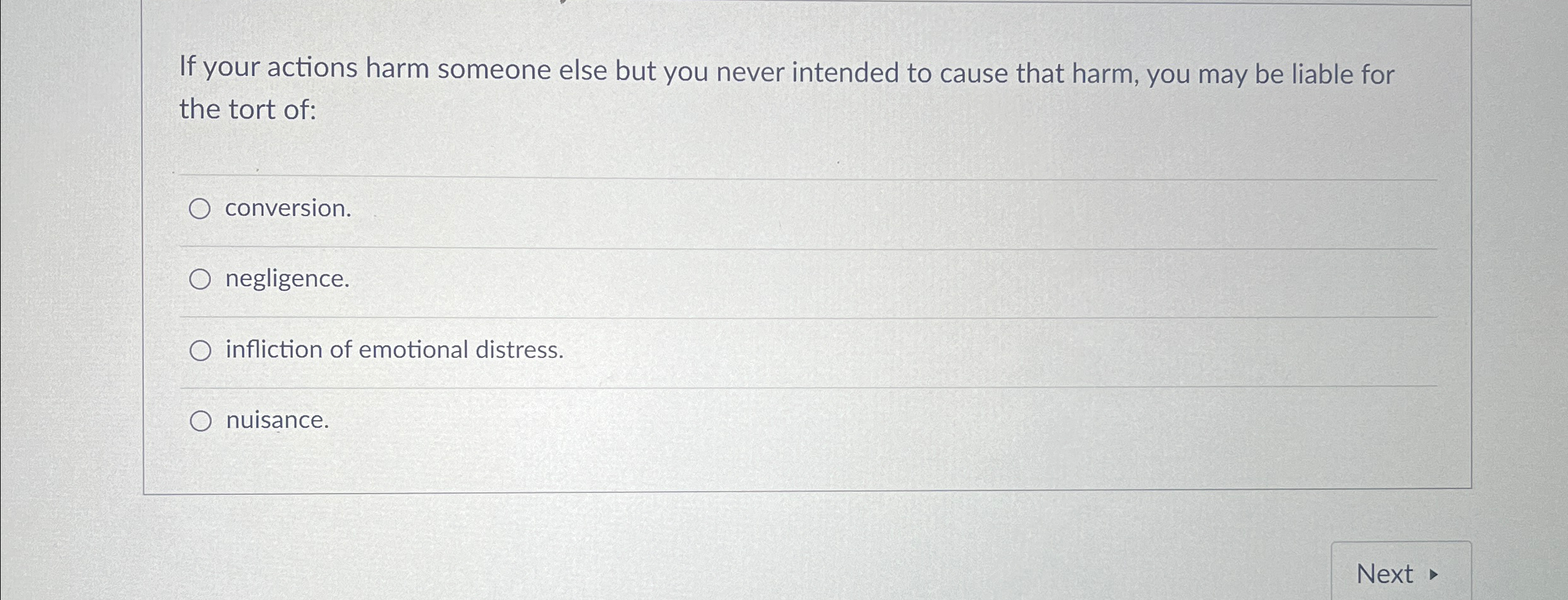 Solved If your actions harm someone else but you never | Chegg.com
