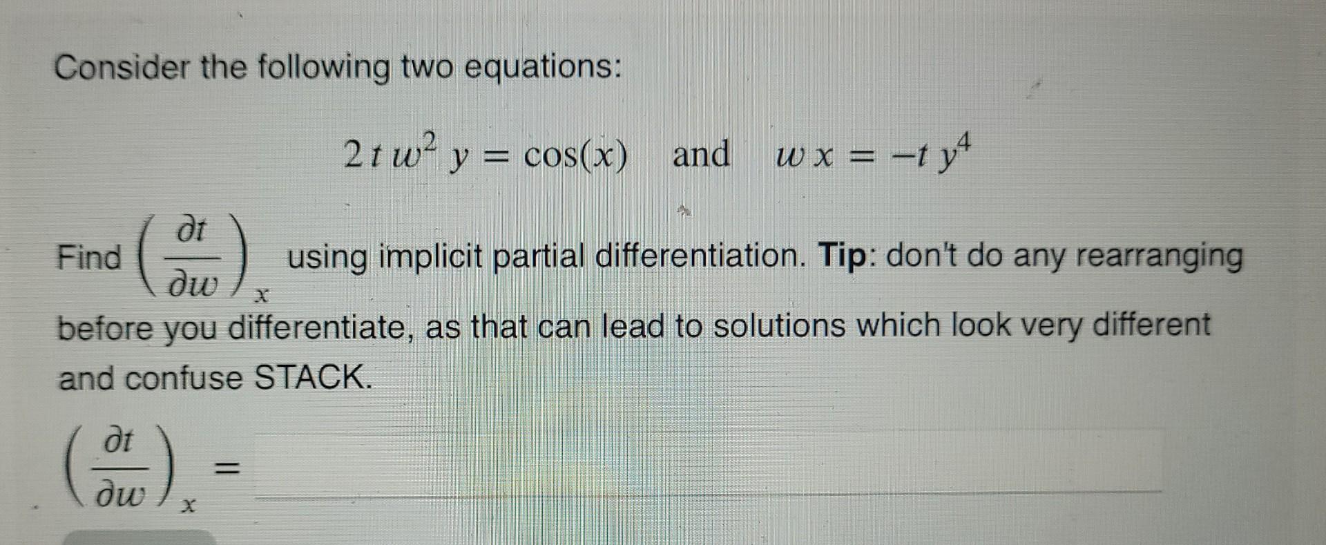 Solved Consider the following differential equation | Chegg.com