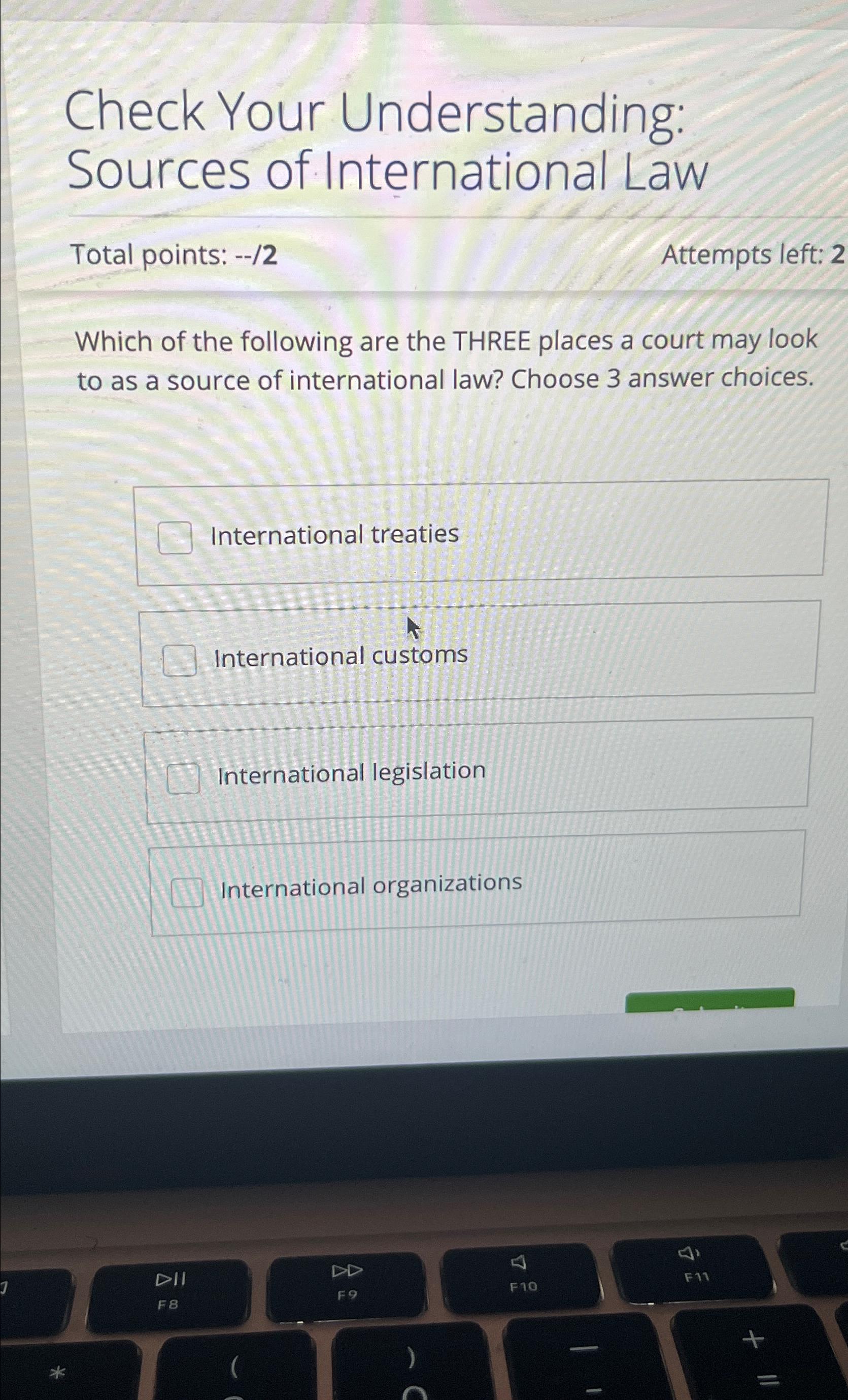 Solved Check Your Understanding:Sources Of International | Chegg.com