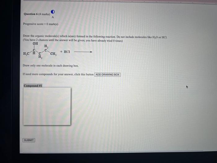 Solved Draw The Organic Molecule(s) Which Is(are) Formed In | Chegg.com