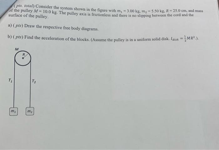 Solved Pts Total Consider The System Shown In The Figure Chegg Com