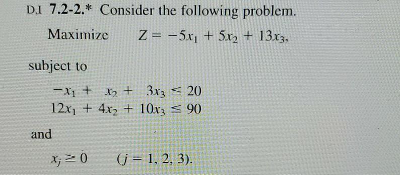 Solved Problem 1: Please consider the LP given in problem | Chegg.com
