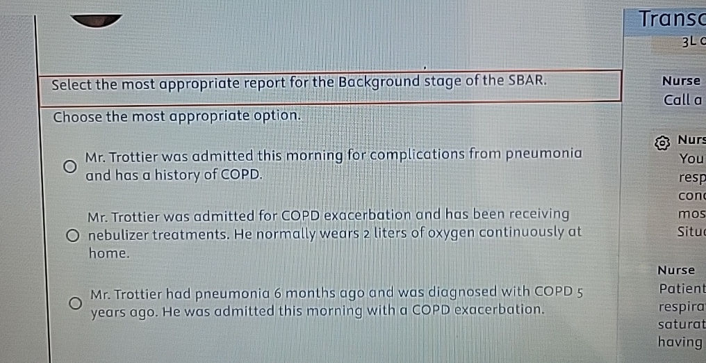 Solved Select the most appropriate report for the | Chegg.com