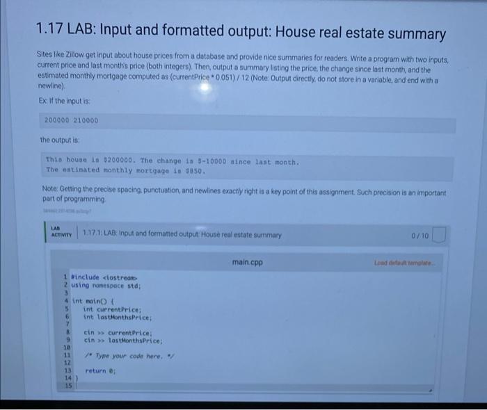 solved-1-17-lab-input-and-formatted-output-house-real-chegg