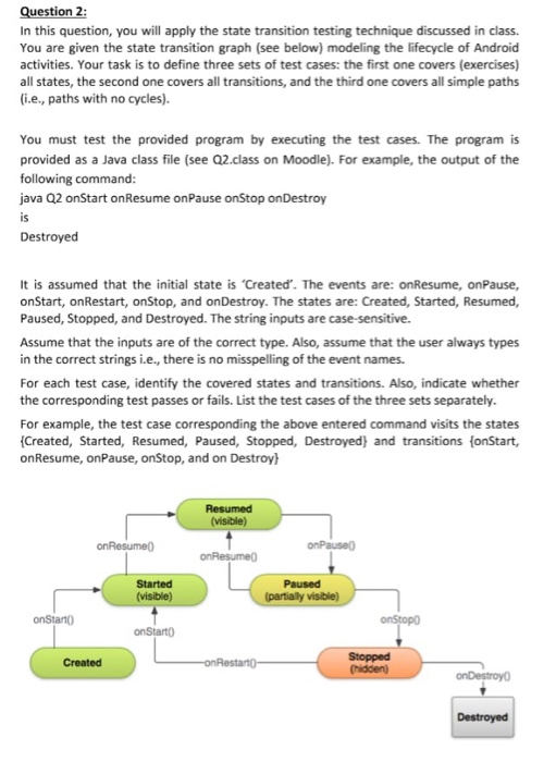 Solved Question 1: Consider the following specification for | Chegg.com