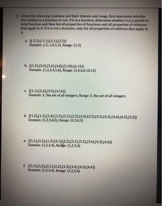 solved-3-given-the-following-relations-and-their-domain