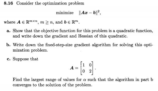 Solved 8.16 Consider The Optimization Problem Minimize | Chegg.com