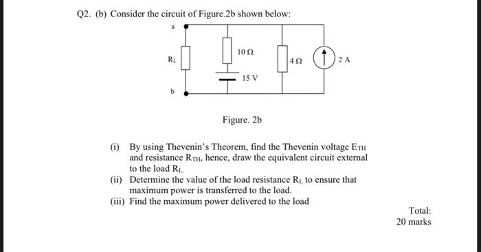 Solved (a) Referring to the circuit shown in Figure 2a, | Chegg.com
