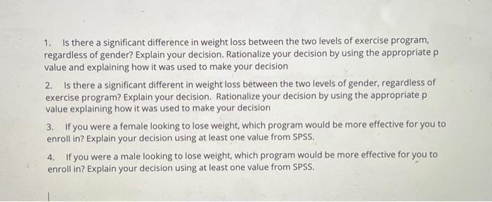 Solved Descriptive Statistics Dependent Variable: LossTests | Chegg.com