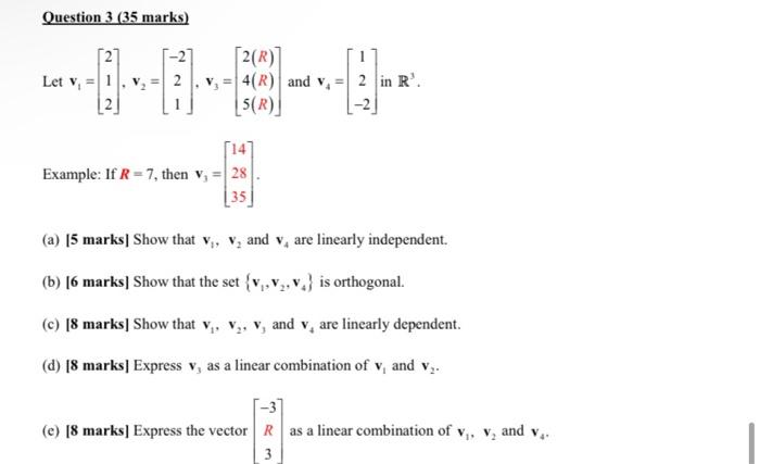 Solved Let v1=⎣⎡212⎦⎤,v2=⎣⎡−221⎦⎤,v3=⎣⎡2(R)4(R)5(R)⎦⎤ and | Chegg.com