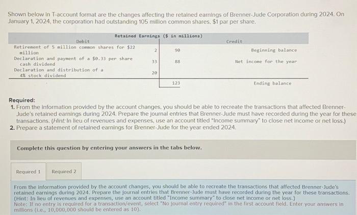 Solved Shown Below In T Account Format Are The Changes Chegg Com   Image