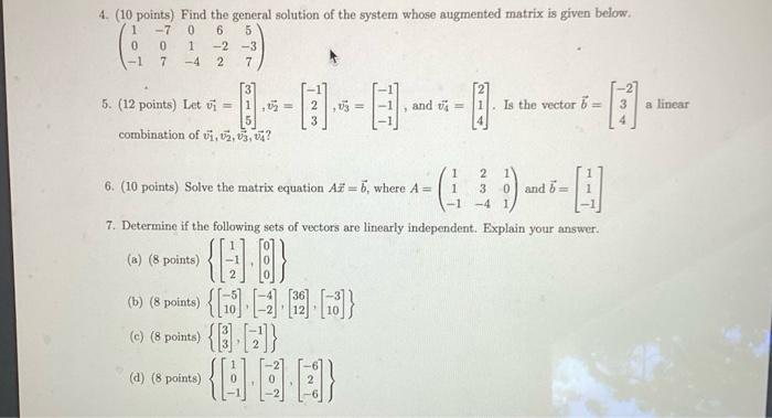 Solved 4. (10 points) Find the general solution of the | Chegg.com