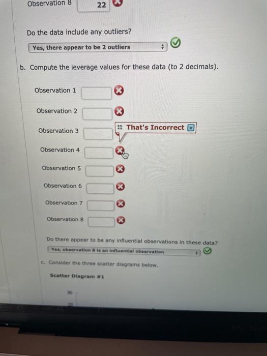 Solved eBook Consider the following data for two variables, | Chegg.com