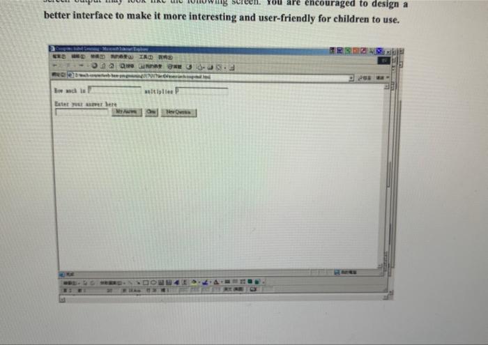 Solved Use either html, javascript or css and show the code | Chegg.com