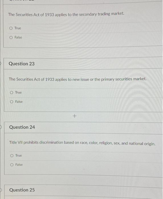 assignment worksheet 28.1 the securities act of 1933