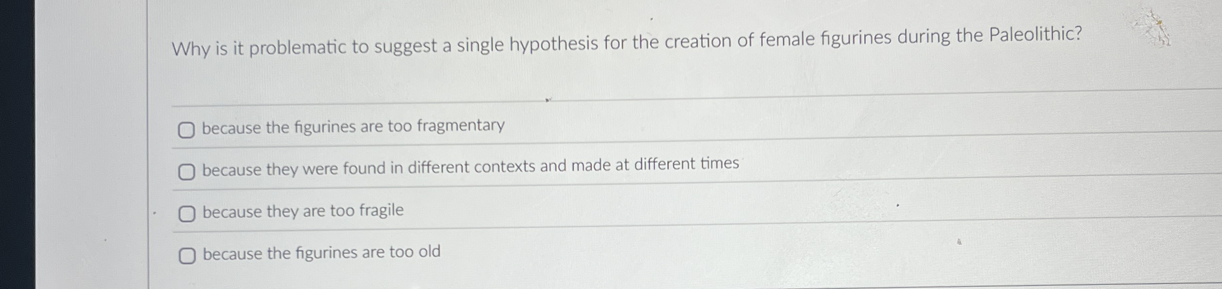 Solved Why is it problematic to suggest a single hypothesis | Chegg.com