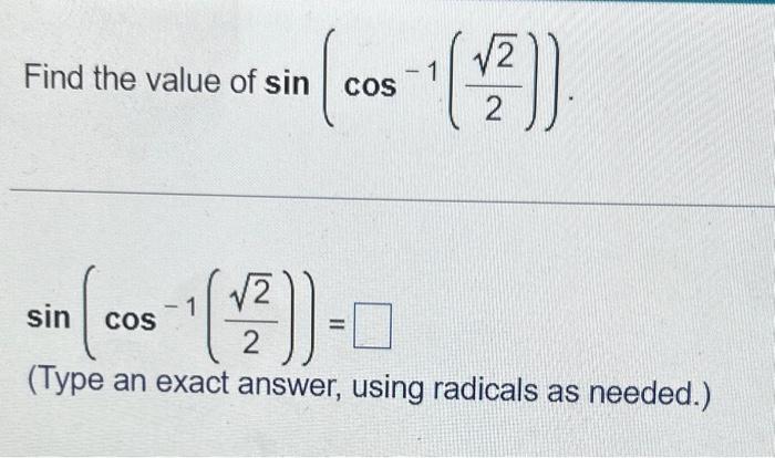the value of sin 2 72 cos 2 18 is