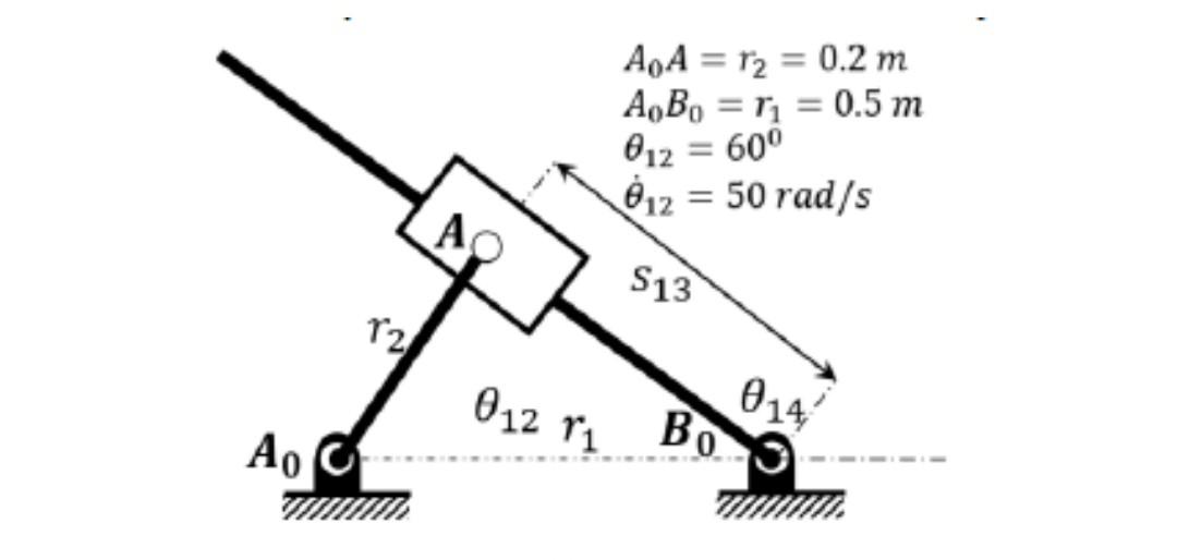 Solved The kinematic diagram of the drive in the slide | Chegg.com