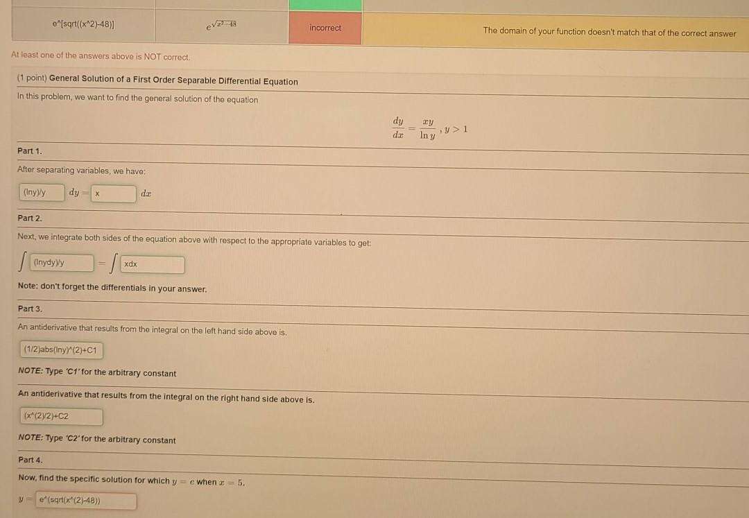 Solved I only need the last parts solved please, it says the | Chegg.com