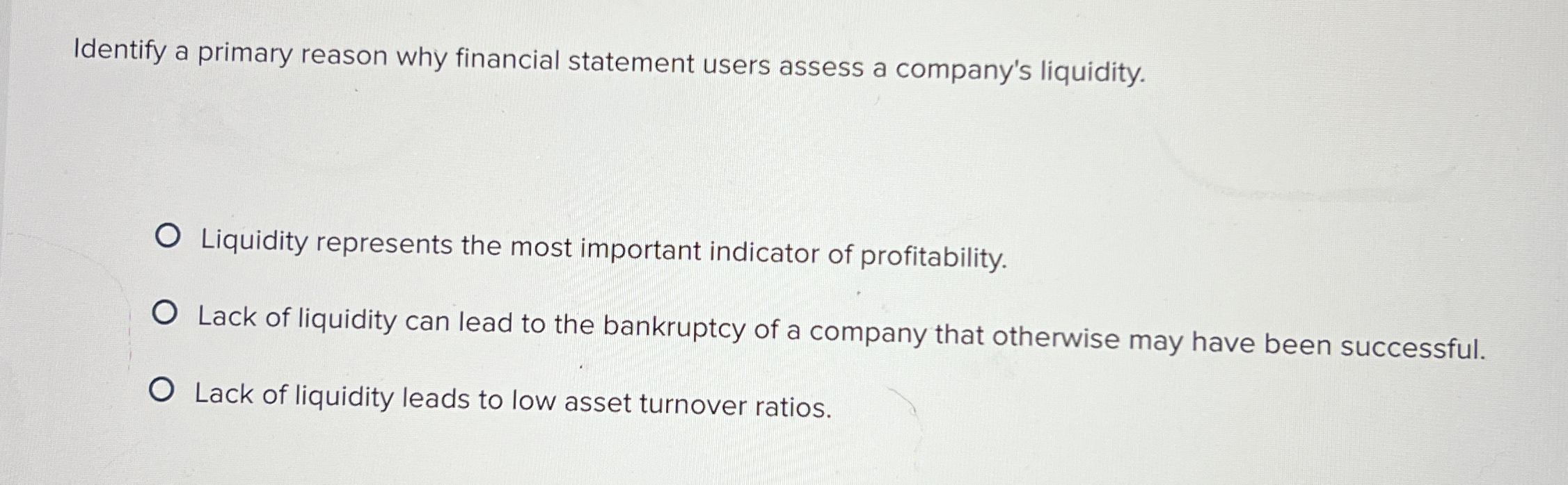 Solved Identify a primary reason why financial statement | Chegg.com