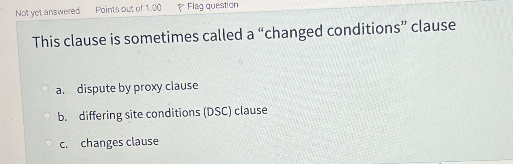 Solved Not yet answeredPoints out of 1.00Flag questionThis | Chegg.com