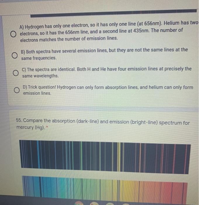 nitrogen line spectrum