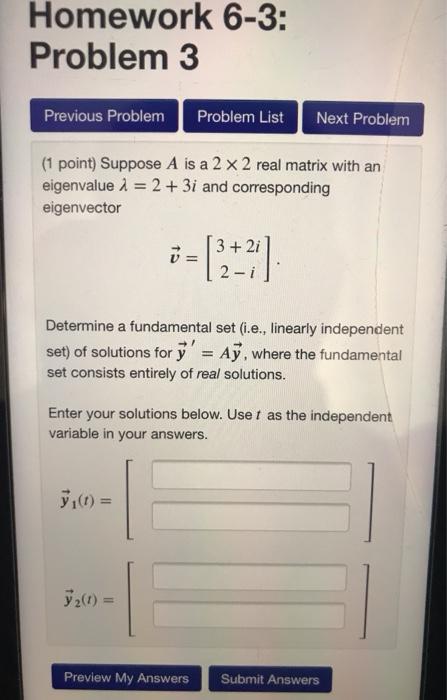 Solved Homework 6-3: Problem 1 Previous Problem Problem List | Chegg.com