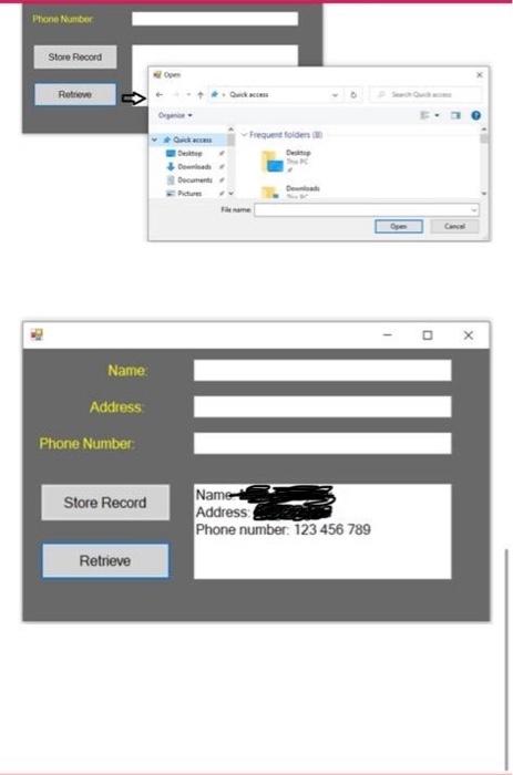 Solved Description Please make a Desktop application that | Chegg.com