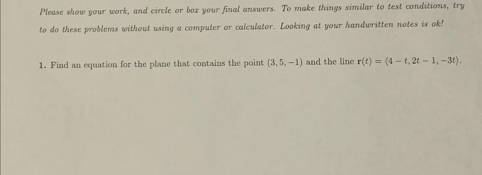Solved Please show your work, and circle or box your final | Chegg.com